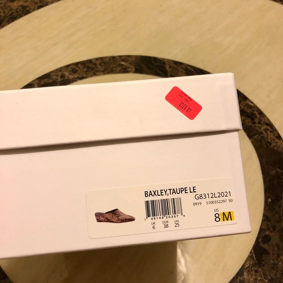 Auth New Vince Baxley Wedge Mule Size - 7.5/8 - Picture 6 of 8